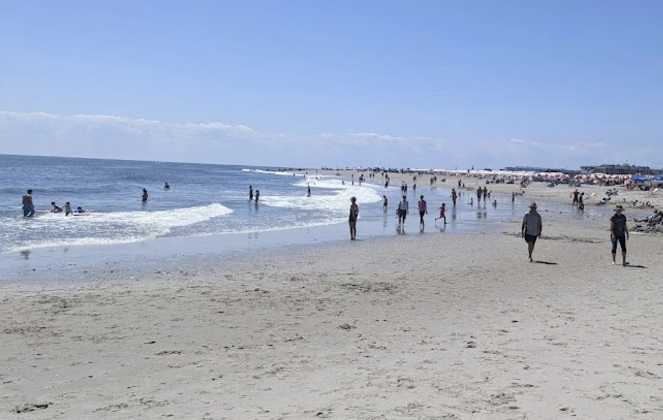 Playa de Cape May en Nueva Jersey